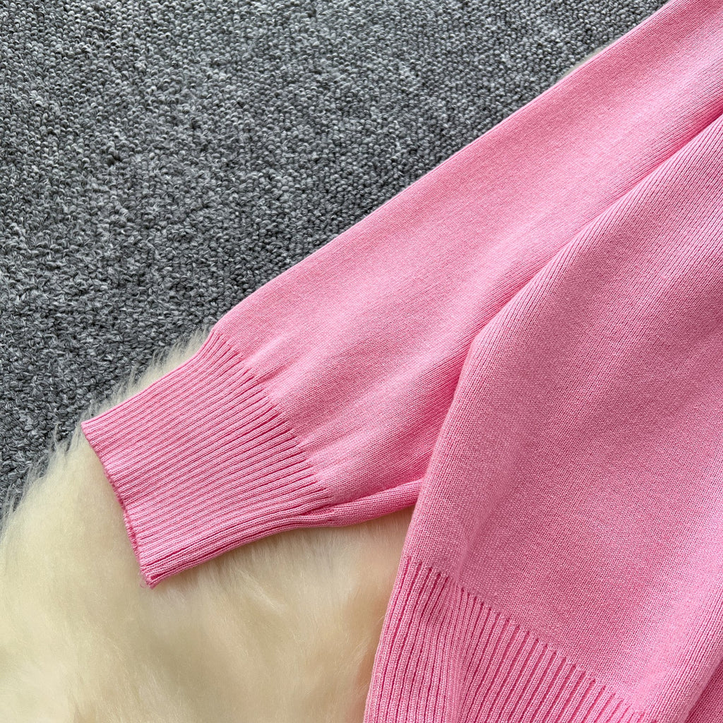 Monogrammed Sweater&Trousers Casual 2Pcs