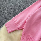 Monogrammed Sweater&Trousers Casual 2Pcs