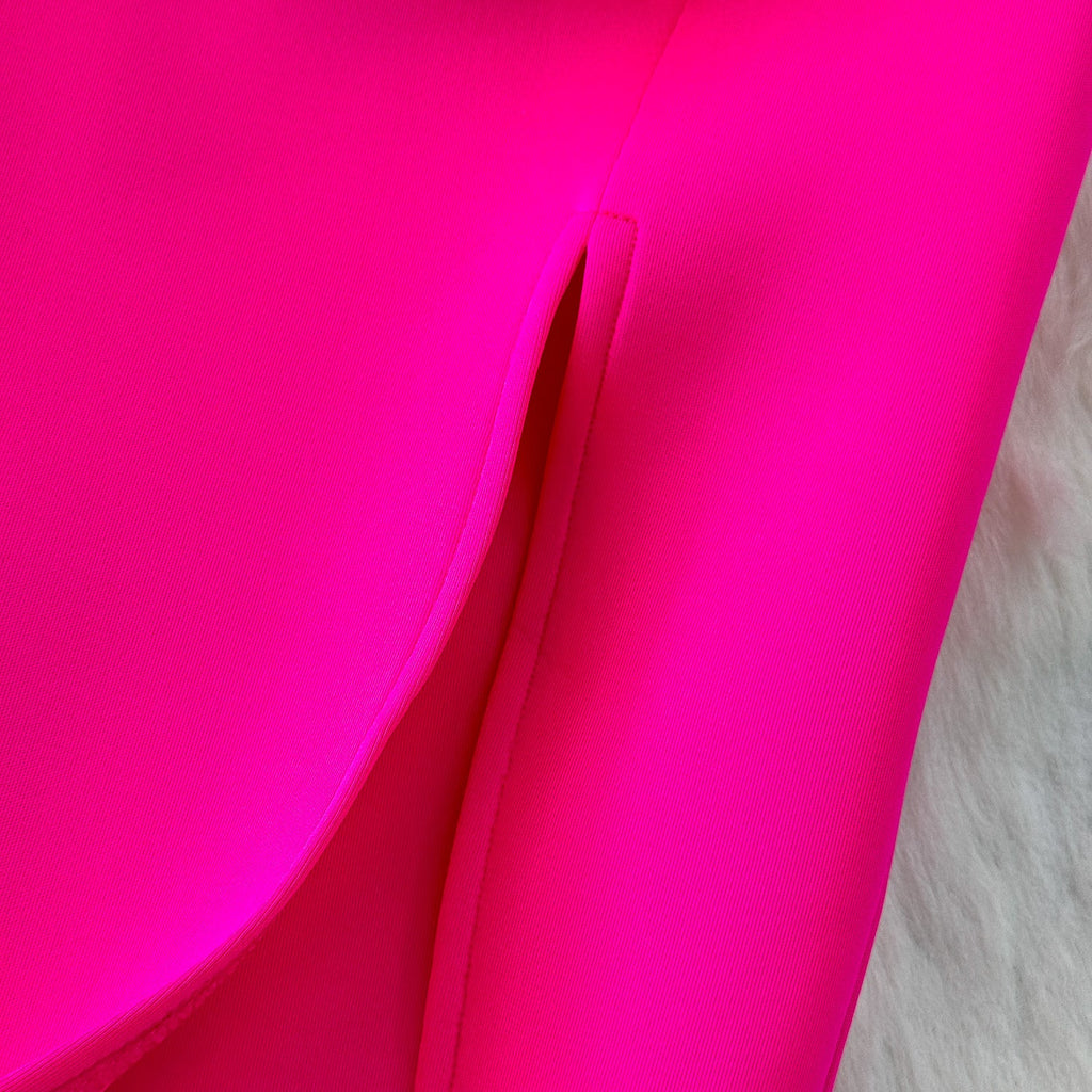 Asymmetric Bow Hip-wrapping Satin Dress