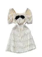 Sweetie Patchwork Layered Lace Cake Dress