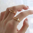 Pearl Adjustable Designer Ring