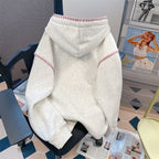 Cutie Thermal Cartoon Embroidered Hoodie