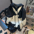 Faux Two-pieces Knitted Patchwork Sweater
