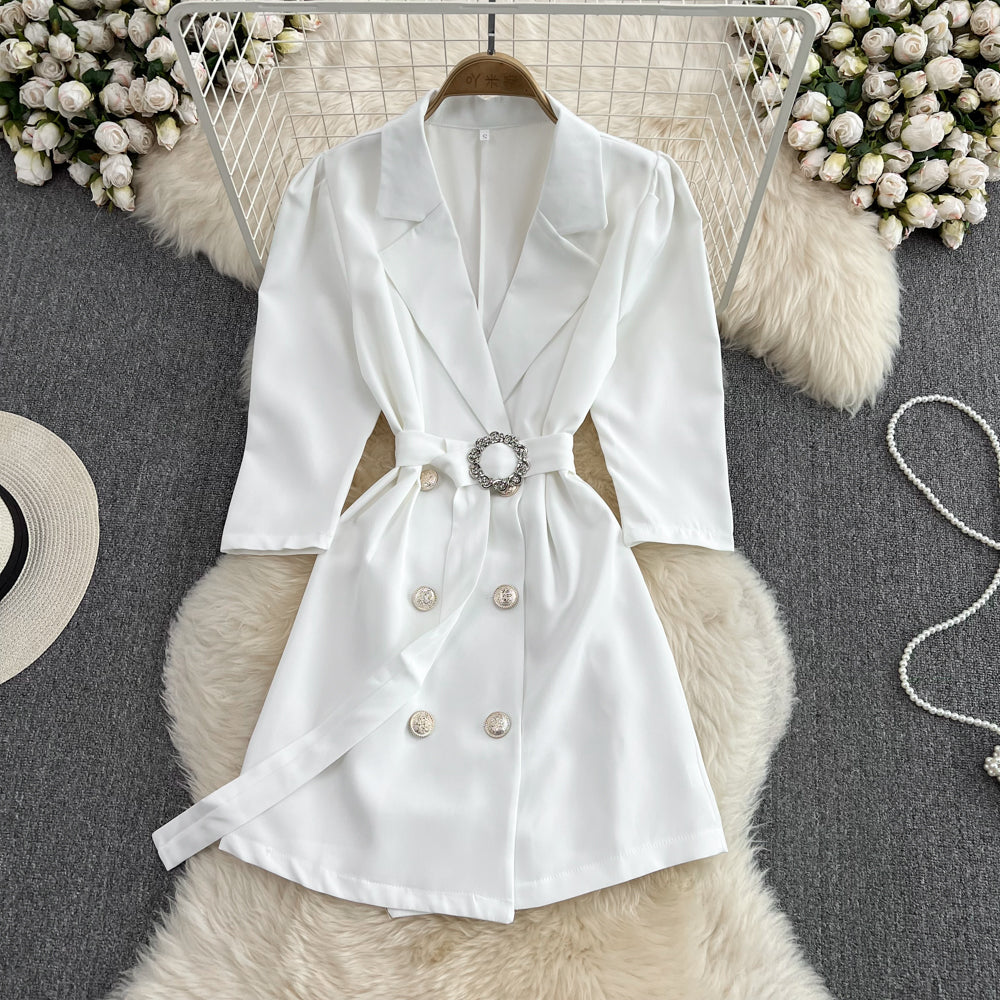 Vintage Bright Color Suit Dress