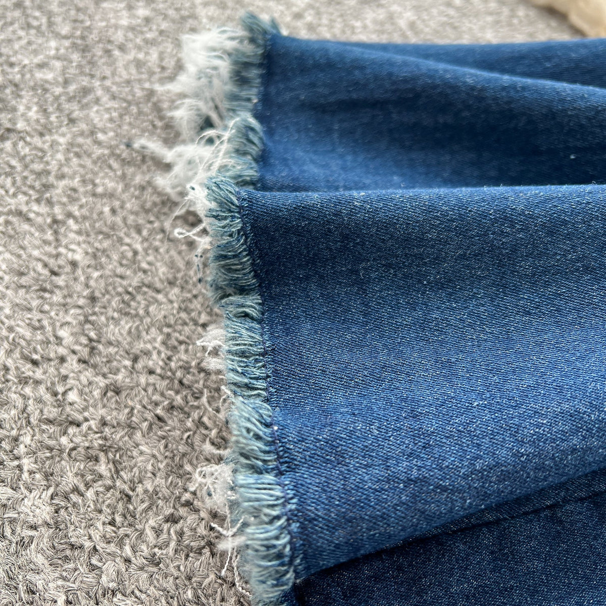 Tank Top & Fringed Skirt Denim 2Pcs