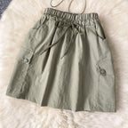 Chic Shirt&Skirt Drawstring 2Pcs