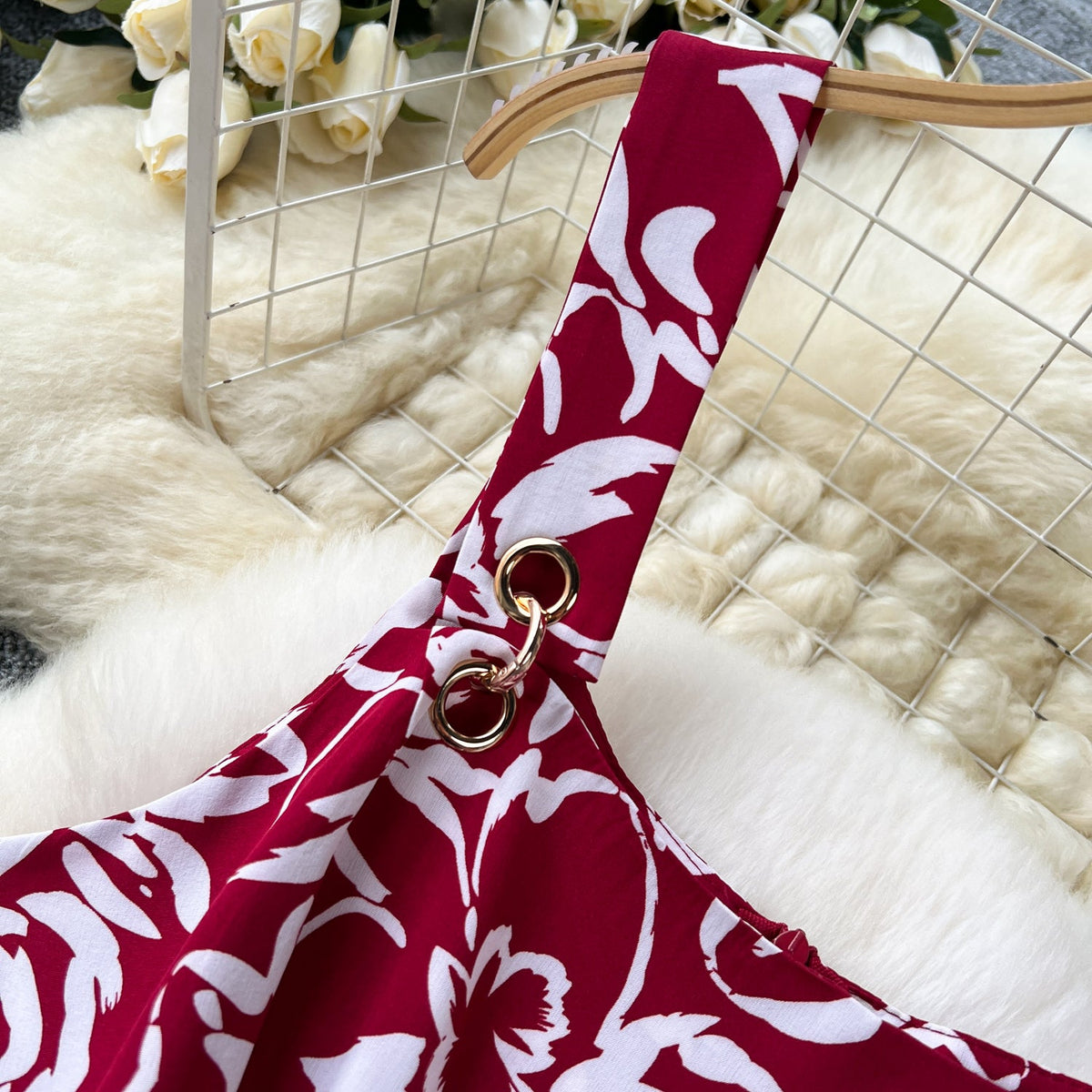 Casual Floral Printed Slip Jumpsuit