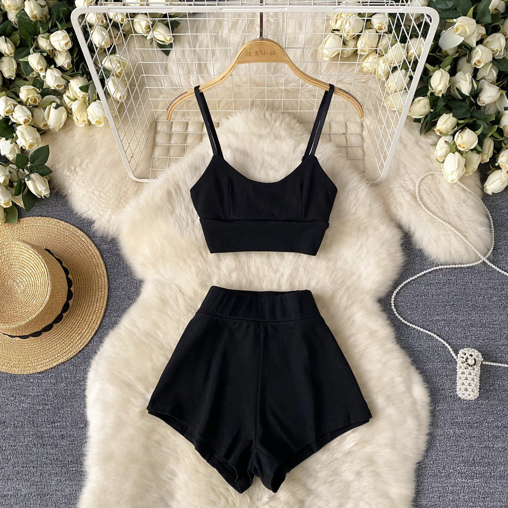Camisole&Shorts Soft Sportswear 2Pcs