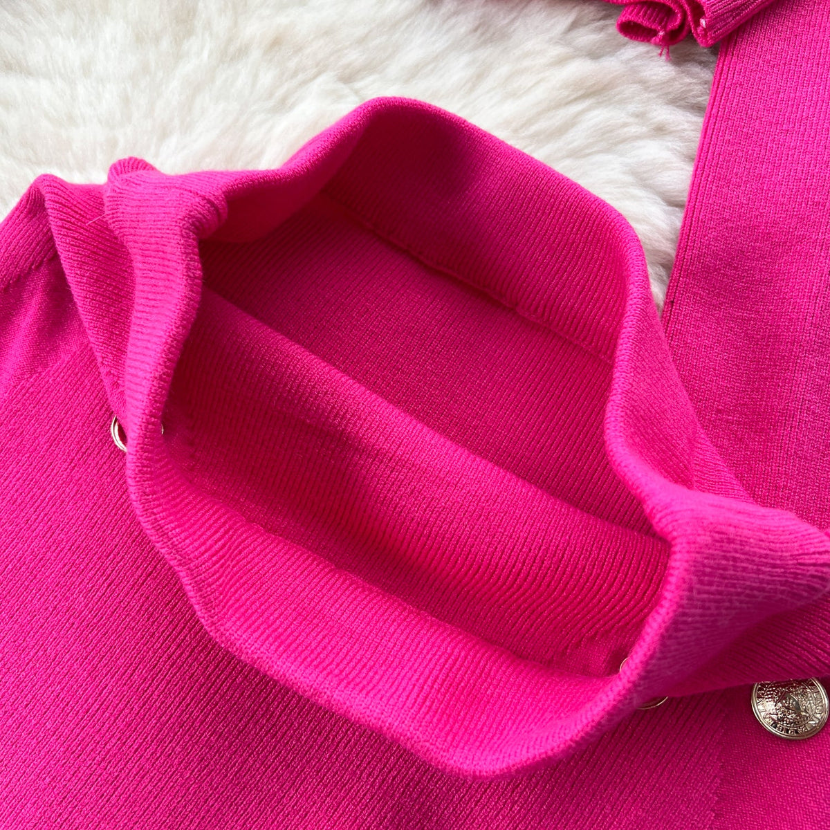 Cardigan&Vest&Hip-wrapping Skirt 3Pcs