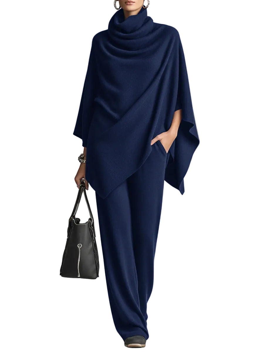 Seraphine | Elegant Drape Two-Piece Set