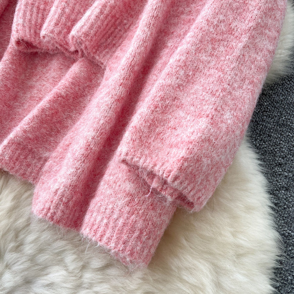 Cardigan&Halter Camisole Soft Knitted 2Pcs