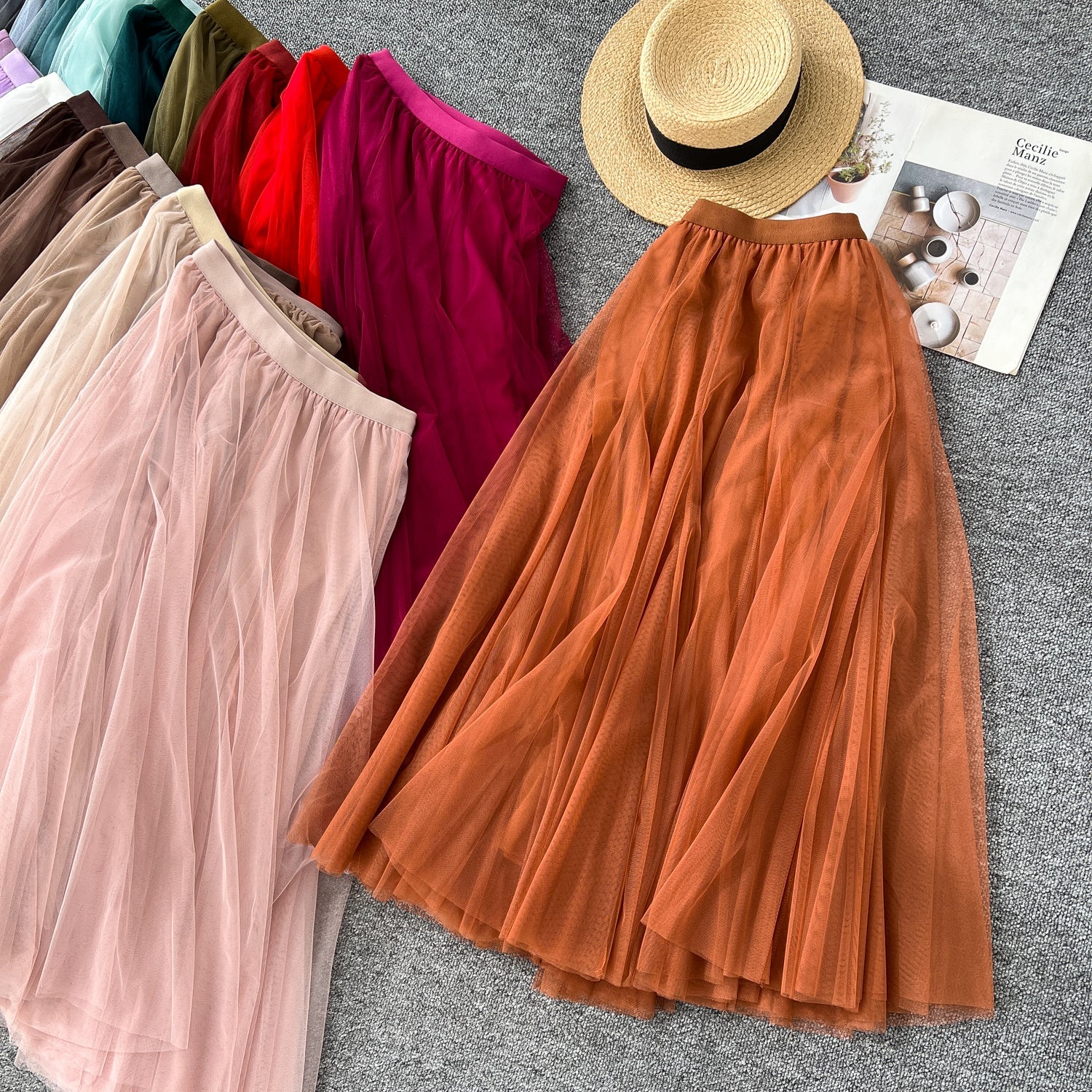 Fairy A-line Puffy Mesh Skirt