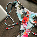 Sexy Split Triangle Wrap Bikini Swimwear