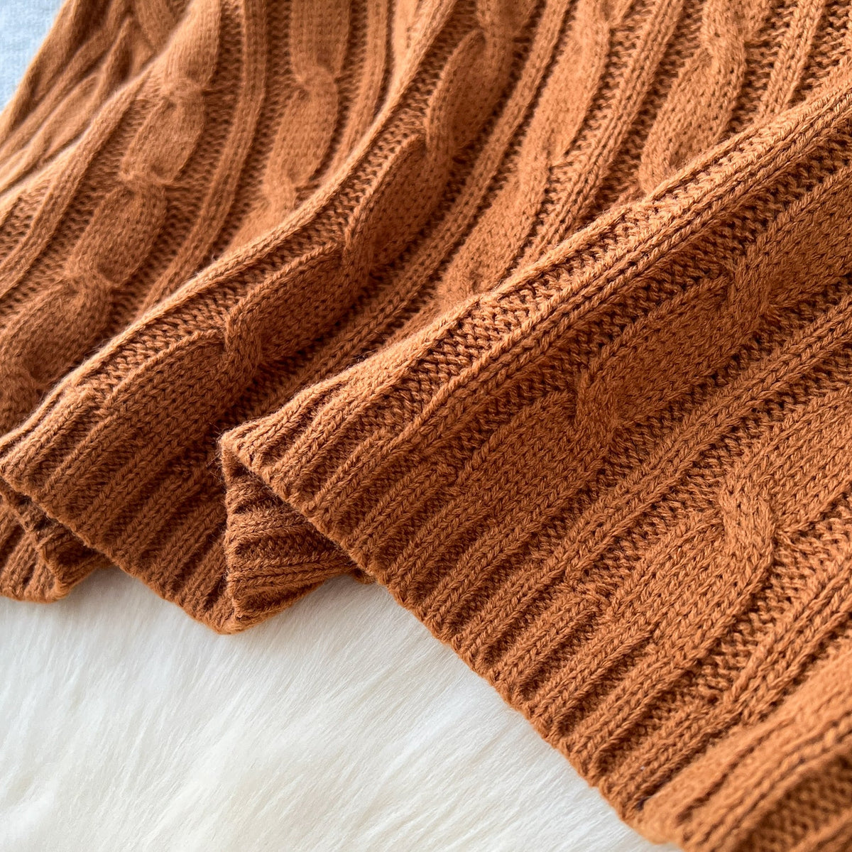 Outwear Sweater&Knitted Dress 2Pcs