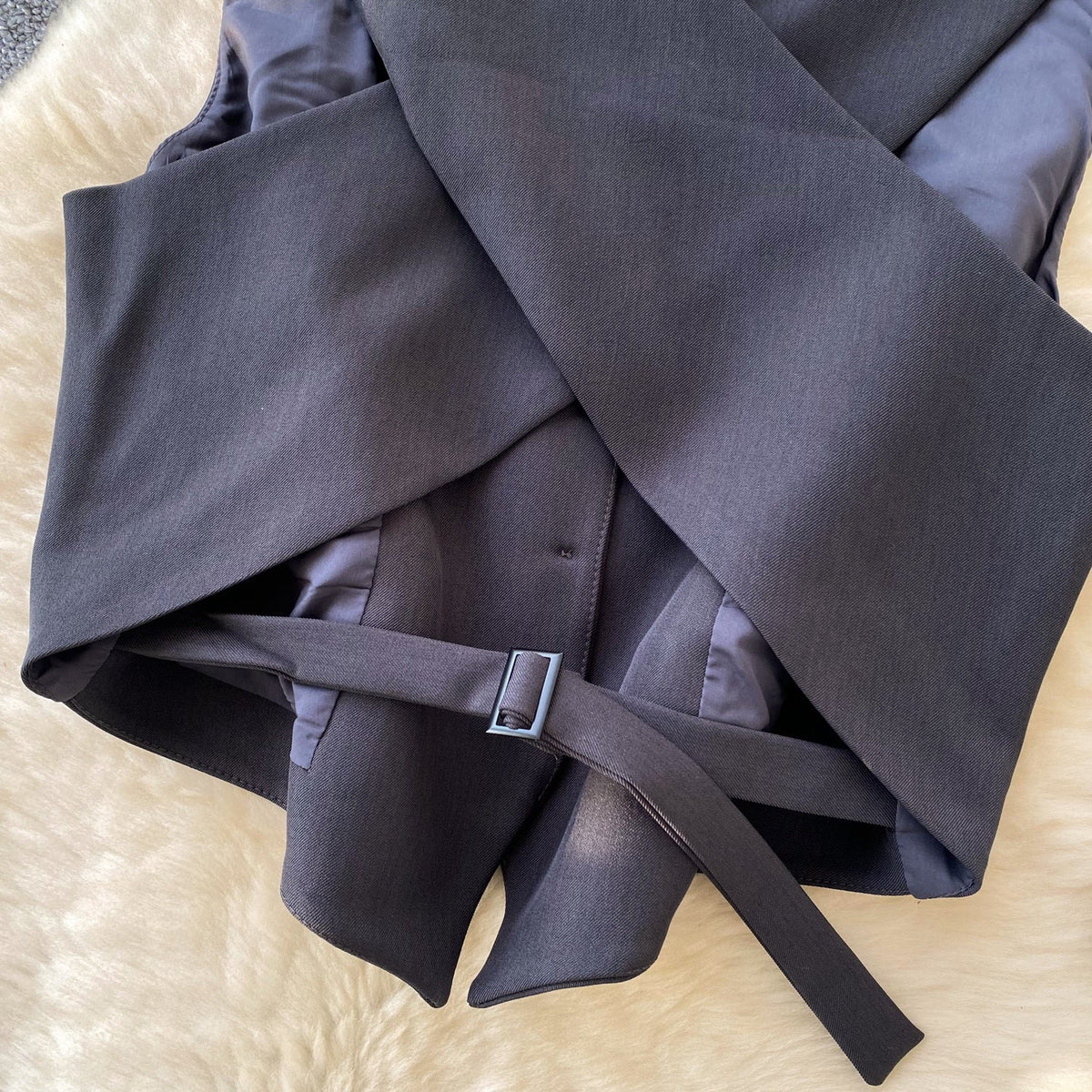 V-neck Single-breasted Suit Vest