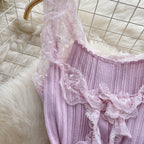 Sweetie Lace Trim Camisole Top