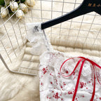 Sweetie Lace Trim Floral Dress