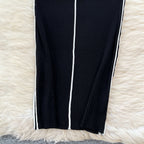 Color Blocking Sleeveless Knitted Dress
