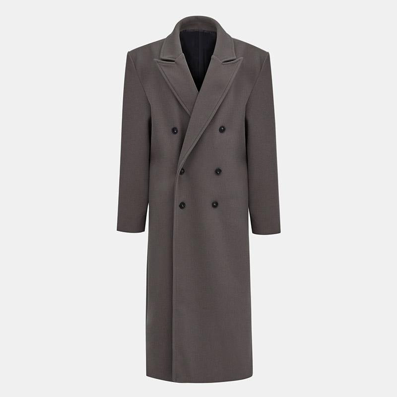 Suit Collar Double-breasted Trench Coat