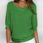 Naomi | Textured Knit Batwing Sweater