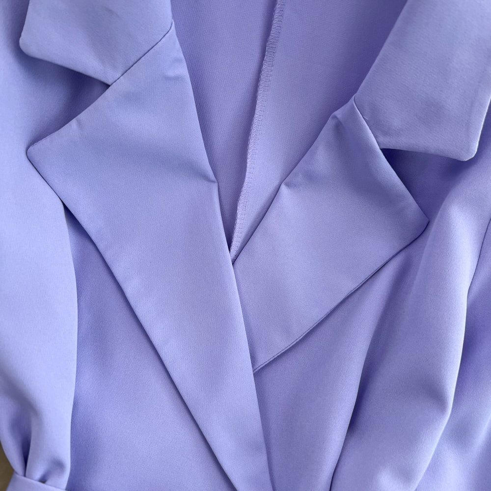 Vintage Bright Color Suit Dress