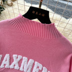 Monogrammed Sweater&Trousers Casual 2Pcs
