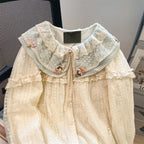 Sweetie Layered Doll Collar Shirt