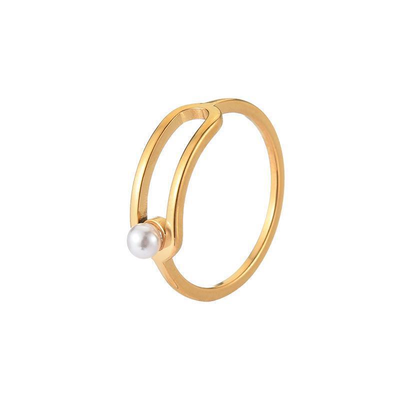 Pearl Adjustable Designer Ring