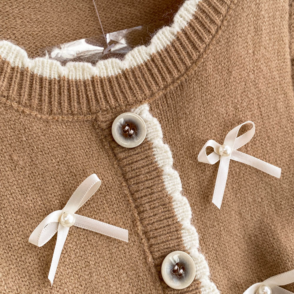 Faux Two-pieces Knitted Patchwork Dress