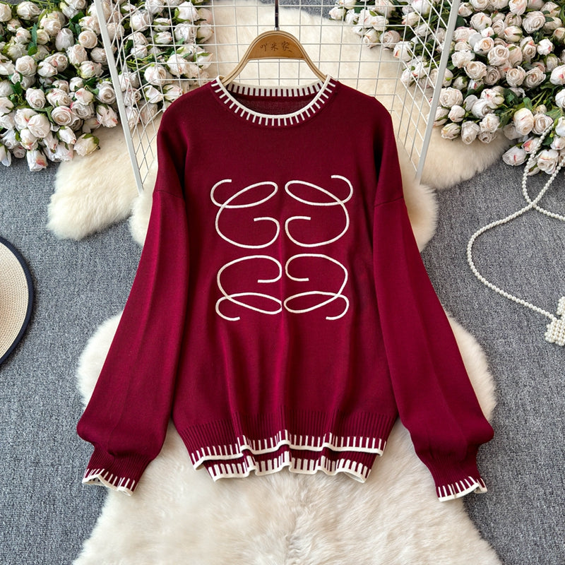 Printed Sweatshirt&Trousers 2Pcs
