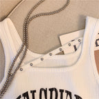 Chic Monogram Threaded Camisole