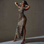 Modern Leopard Printed Slip Dress