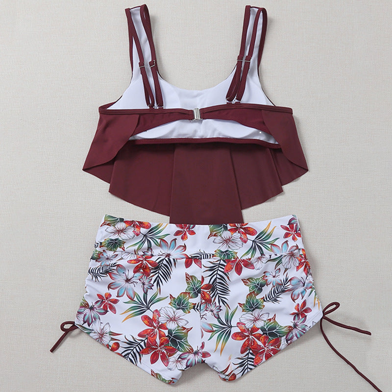 New Ruffle Bikini Swimsuit Bikini Backless
