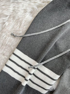 V-neck Cardigan&Drawstring Trousers 2Pcs
