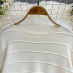 Sweater&Trousers White Sportswear 2Pcs