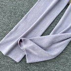 Turtleneck Cardigan&Wide-leg Trousers 2Pcs