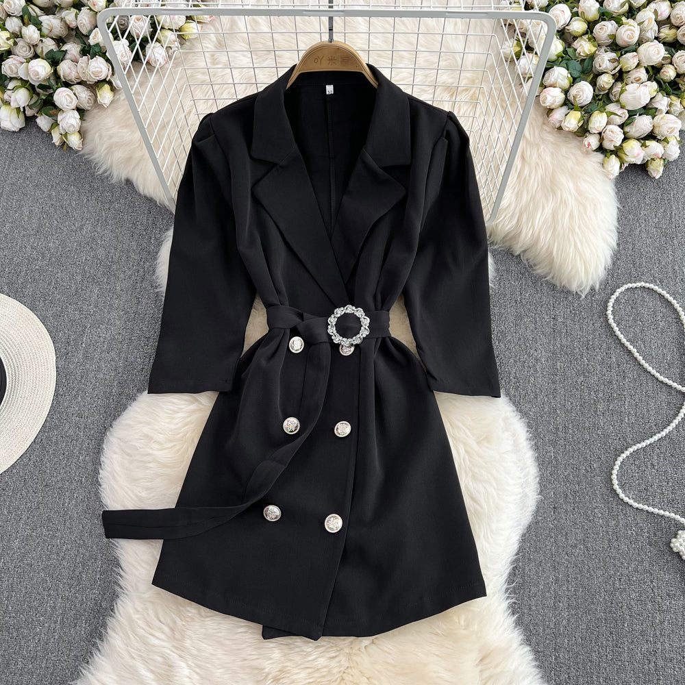 Vintage Bright Color Suit Dress