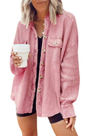 Irregular Design Waffle Plaid Thermal Shirt