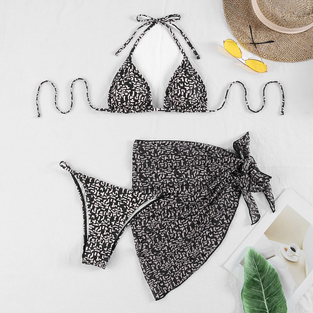 Multi-color Printed Sexy Bikini
