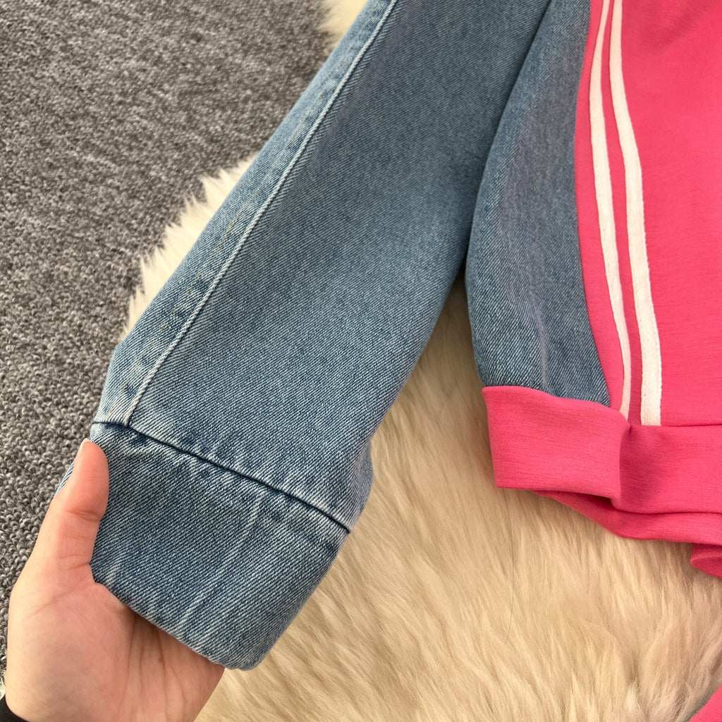 Sweatshirt&Trousers Sportswear Denim 2Pcs