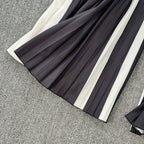 Chiffon T-shirt & Wide-leg Trousers 2Pcs