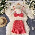 Camisole&Skirt Ruffled Niche 2Pcs
