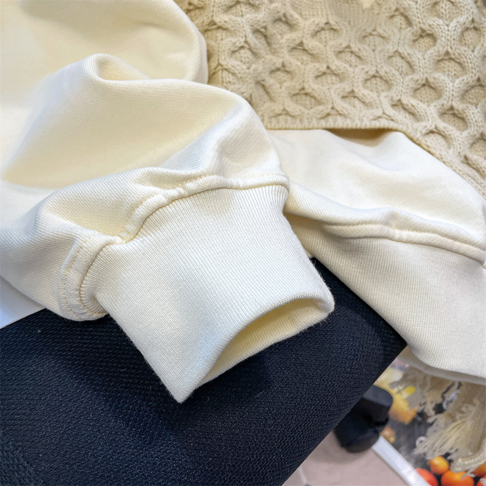 Irregular Design Knit Patchwork Sweater