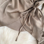 Premium V-neck Drawstring Top
