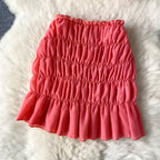 Camisole&Skirt Ruffled Niche 2Pcs