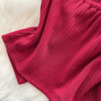 Beaded Padded Top with Choker