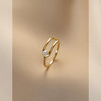 Pearl Adjustable Designer Ring