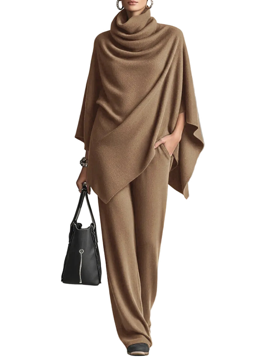 Seraphine | Elegant Drape Two-Piece Set