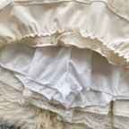 Off-shoulder Top&Ruffled Skirt 2Pcs