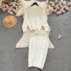Thermal Sweater&Skirt Twisted 2Pcs